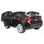 Elektrické autíčko BMW X6 - dvojmiestne - lakované - čierne